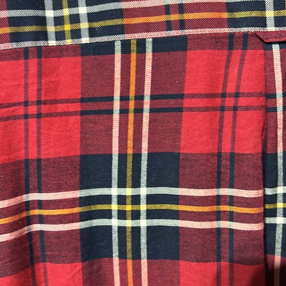 Emanuel Ungaro Liberte 3x vintage plain deep navy blackish plaid blouse euc - Picture 7 of 8